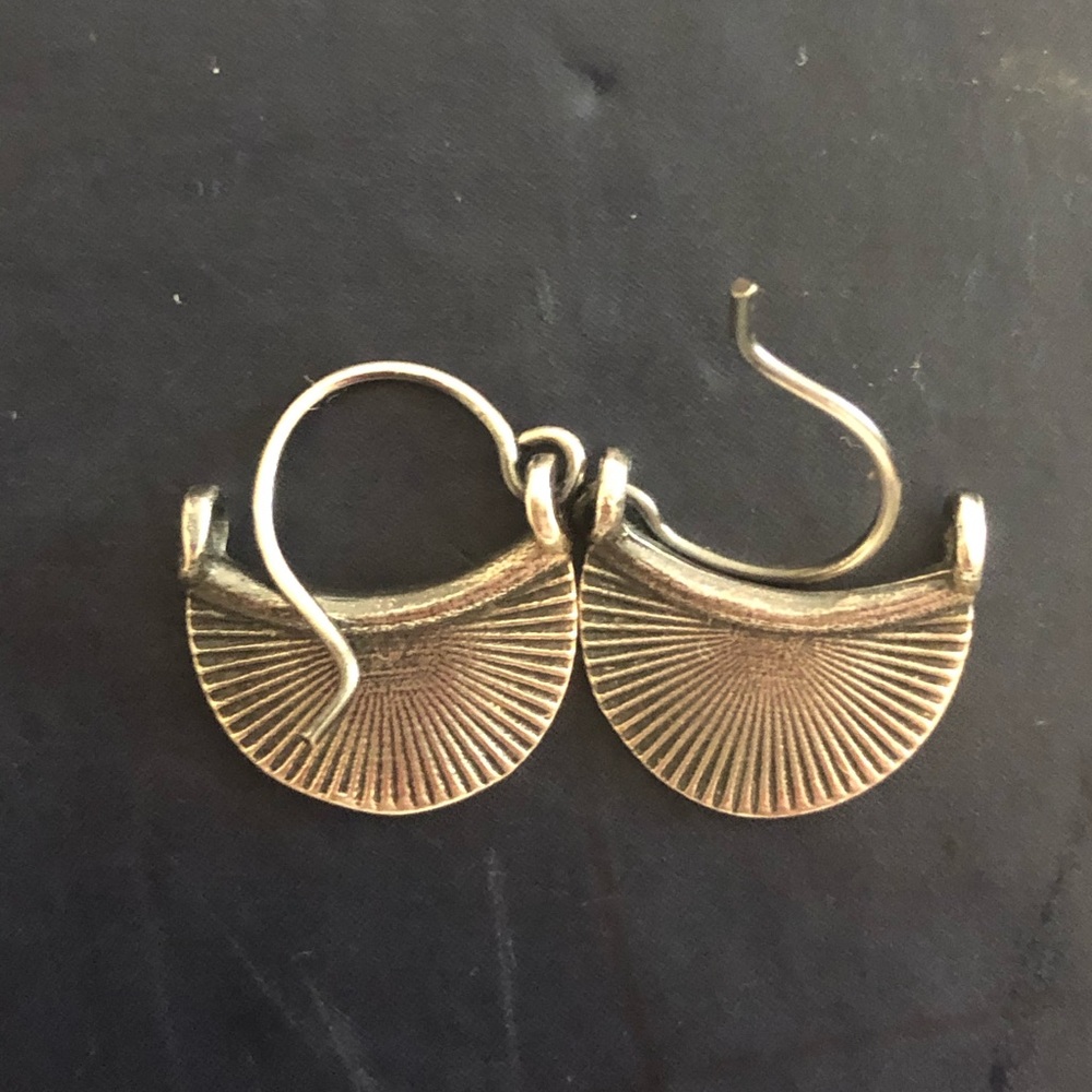 Authentic silver earrings